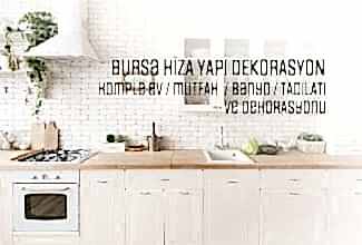 Bursa Yapı Dekorasyon Teklifi Al